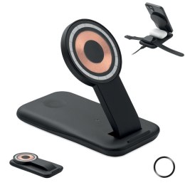 Bezprzew. ładowarka 3 w 1, 15W czarny (MO2749-03)