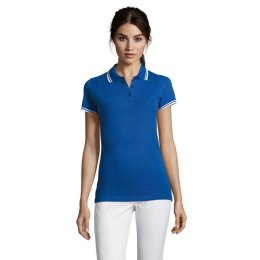 PASADENA DAMSKA POLO royal blue / white XL (S00578-RW-XL)