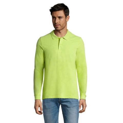 PERFECT LSL MĘSKA POLO 180 Apple Green L (S02087-AG-L)