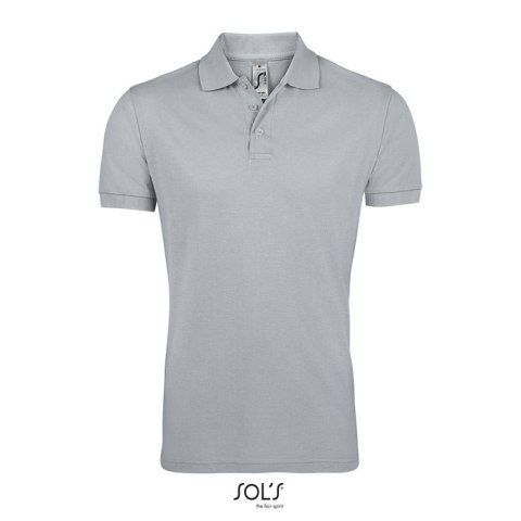 PRIME Męskie polo 200g pure grey M (S00571-PG-M)