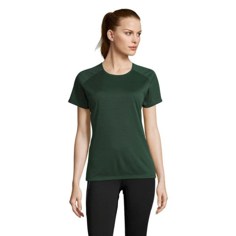 SPORTY Damski T-Shirt 140g Ciemno-zielony XS (S01159-FG-XS)