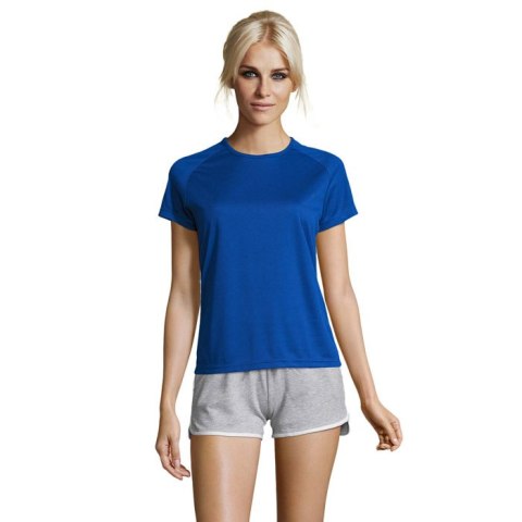 SPORTY Damski T-Shirt 140g Niebieski XL (S01159-RB-XL)