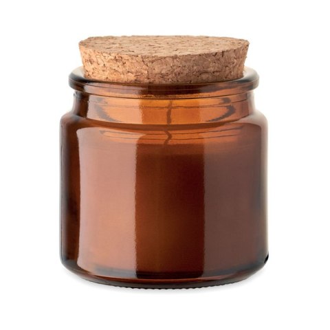 Świeca z wosku roślinnego 70gr brązowy (MO2707-01)