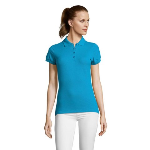 PASSION Damskie POLO 170g Aqua XL (S11338-AQ-XL)
