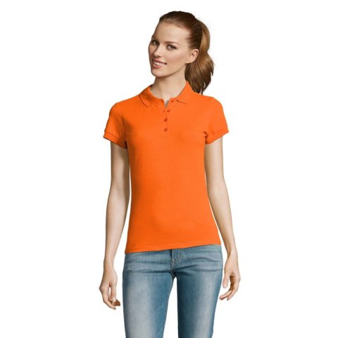 PASSION Damskie POLO 170g Pomarańczowy XL (S11338-OR-XL)