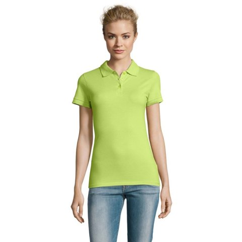 PERFECT Damskie POLO 180g Apple Green M (S11347-AG-M)