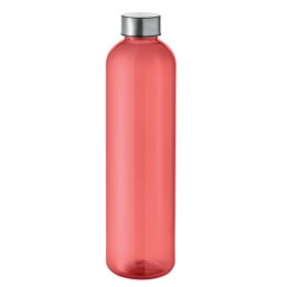 Butelka RPET 1000 ml przezroczysty czerwony (MO2781-25)