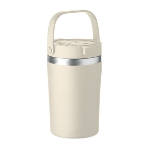 Kubek dwuścienny 350 ml beżowy (MO2922-13)
