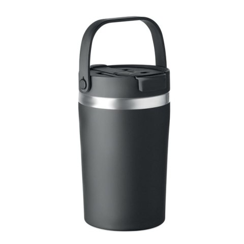 Kubek dwuścienny 350 ml czarny (MO2922-03)