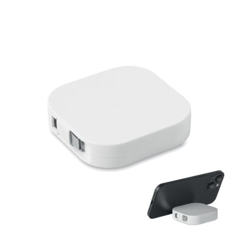 Zwijany kabel ładujący 100 W biały (MO2924-06)