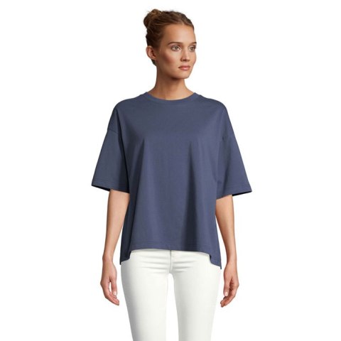 BOXY WOMEN T-SHIRT OVERSIZE denim S (S03807-DM-S)