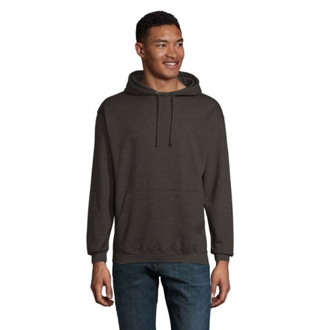 CONDOR Uni Bluza z kapturem charcoal melange XXS (S03815-CE-XXS)