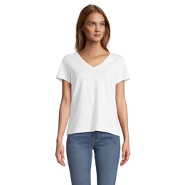 REGENT V T-SHIRT WOMEN Biały S (S04766-WH-S)