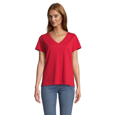 REGENT V T-SHIRT WOMEN Czerwony XXL (S04766-RD-XXL)