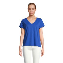 REGENT V T-SHIRT WOMEN Niebieski L (S04766-RB-L)