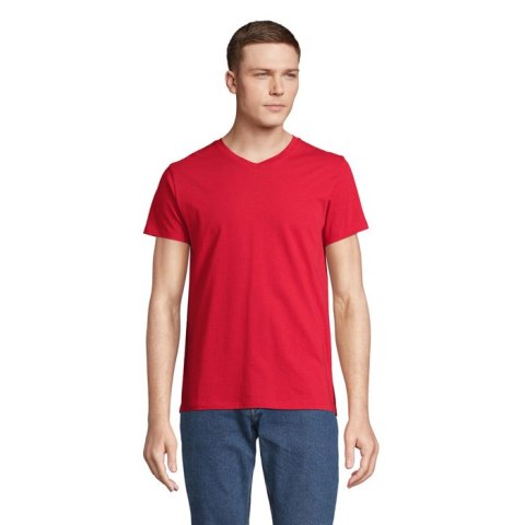 REGENT V V-NECK T-SHIRT Czerwony XL (S04765-RD-XL)