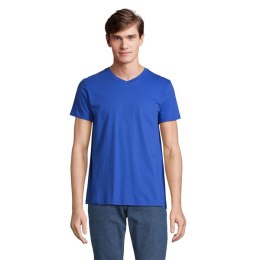 REGENT V V-NECK T-SHIRT Niebieski S (S04765-RB-S)