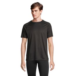 VORTEX RAGLAN T-SHIRT Czarny / Czarny opal L (S04787-BK-L)