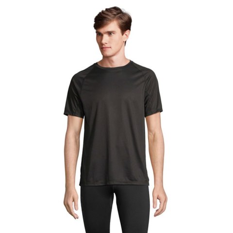 VORTEX RAGLAN T-SHIRT Czarny / Czarny opal XS (S04787-BK-XS)