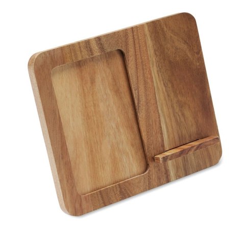 Akacjowa ramka i ładowarka 15W drewna (MO3138-40)