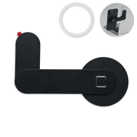Magnetyczny uchwyt na telefon czarny (MO3160-03)