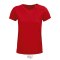 CRUSADER Damski T-SHIRT Czerwony S (S03581-RD-S)