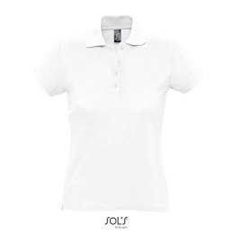 PASSION Damskie POLO 170g Biały M (S11338-WH-M)
