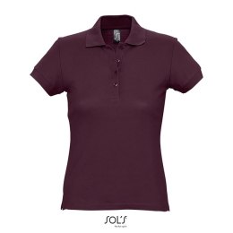 PASSION Damskie POLO 170g Burgundy M (S11338-BG-M)