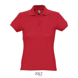 PASSION Damskie POLO 170g Czerwony M (S11338-RD-M)