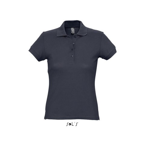 PASSION Damskie POLO 170g Granatowy S (S11338-NY-S)