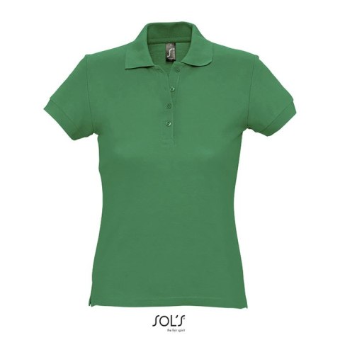 PASSION Damskie POLO 170g Zielony M (S11338-KG-M)