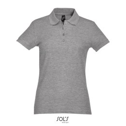 PASSION Damskie POLO 170g grey melange L (S11338-GY-L)