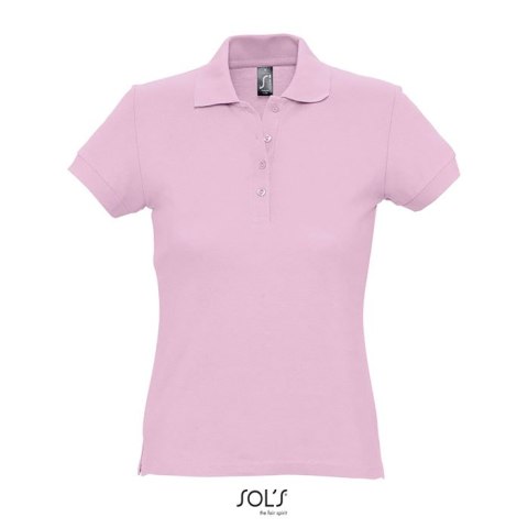 PASSION Damskie POLO 170g pink S (S11338-PK-S)