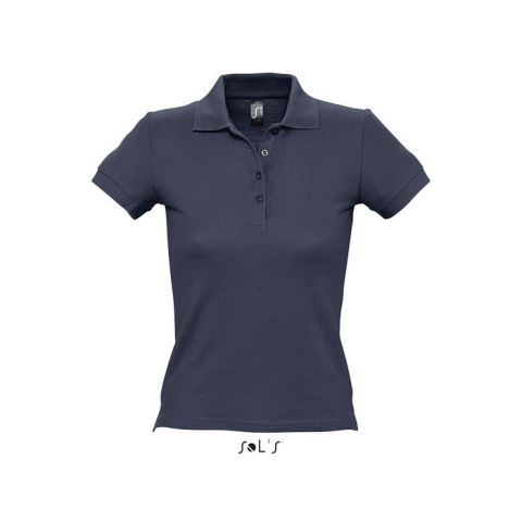 PEOPLE Damskie POLO 210g Granatowy XXL (S11310-NY-XXL)