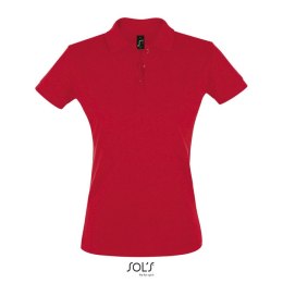 PERFECT Damskie POLO 180g Czerwony XL (S11347-RD-XL)
