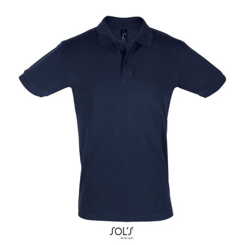 PERFECT Męskie POLO 180g French Navy L (S11346-FN-L)