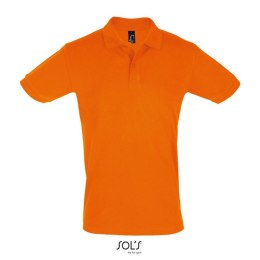 PERFECT Męskie POLO 180g Pomarańczowy M (S11346-OR-M)