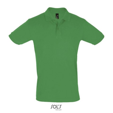 PERFECT Męskie POLO 180g Zielony XL (S11346-KG-XL)
