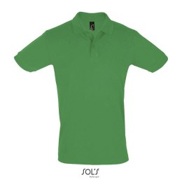 PERFECT Męskie POLO 180g Zielony M (S11346-KG-M)