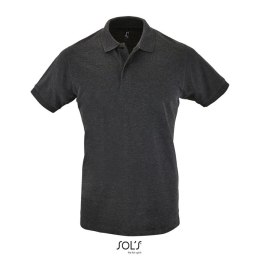 PERFECT Męskie POLO 180g charcoal melange M (S11346-CE-M)