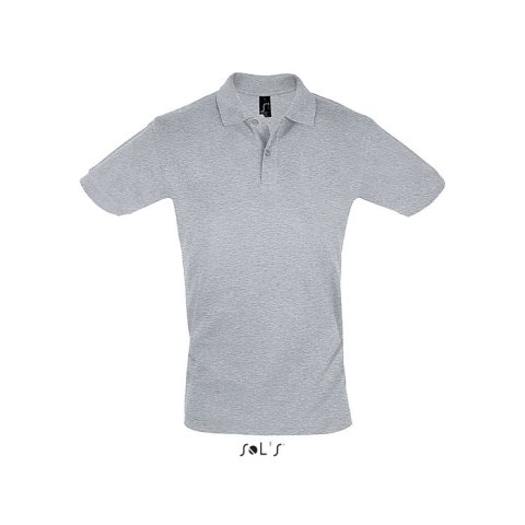 PERFECT Męskie POLO 180g grey melange S (S11346-GY-S)