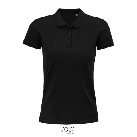 PLANET Damskie POLO 170g Czarny / Czarny opal XXL (S03575-BK-XXL) PLANET Damskie POLO 170g Czarny / Czarny opal XXL (S03575-BK-XXL)