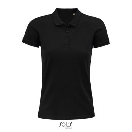PLANET Damskie POLO 170g Czarny / Czarny opal M (S03575-BK-M)