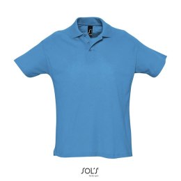 SUMMER II Męskie POLO 170g Aqua L (S11342-AQ-L)