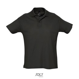 SUMMER II Męskie POLO 170g Czarny / Czarny opal XXL (S11342-BK-XXL)