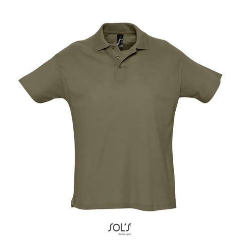 SUMMER II Męskie POLO 170g army XL (S11342-AR-XL)