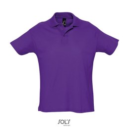 SUMMER II Męskie POLO 170g dark purple L (S11342-DA-L)