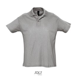 SUMMER II Męskie POLO 170g grey melange XL (S11342-GY-XL)