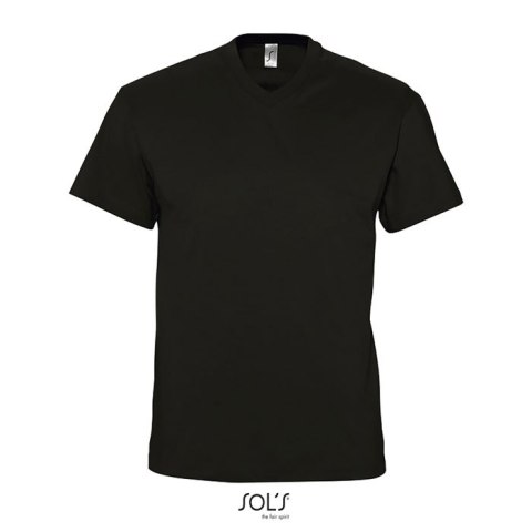 VICTORY Męski T-SHIRT 150g deep black L (S11150-DB-L)