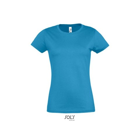 IMPERIAL Damski T-SHIRT 190g Aqua L (S11502-AQ-L)